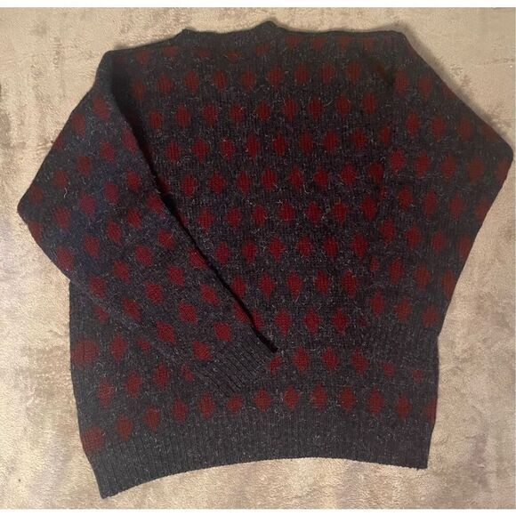 Woolrich Duck Mallard Graphic Knit Sweater Pullover 100% Wool Blue Mens Sz L - Picture 9 of 10